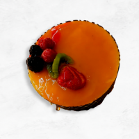 Tarta mousse de queso Idiazabal