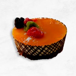 Tarta mousse de queso Idiazabal