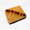 Tarta mousse de queso y brownie