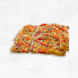 Coca de verduras