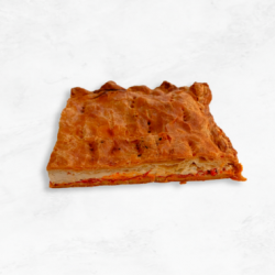 Empanada de pimiento y queso azul